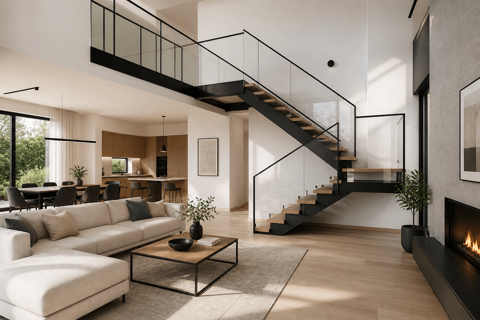 Balustrady wewnętrzne na wymiar — funkcjonalność i design w jednym