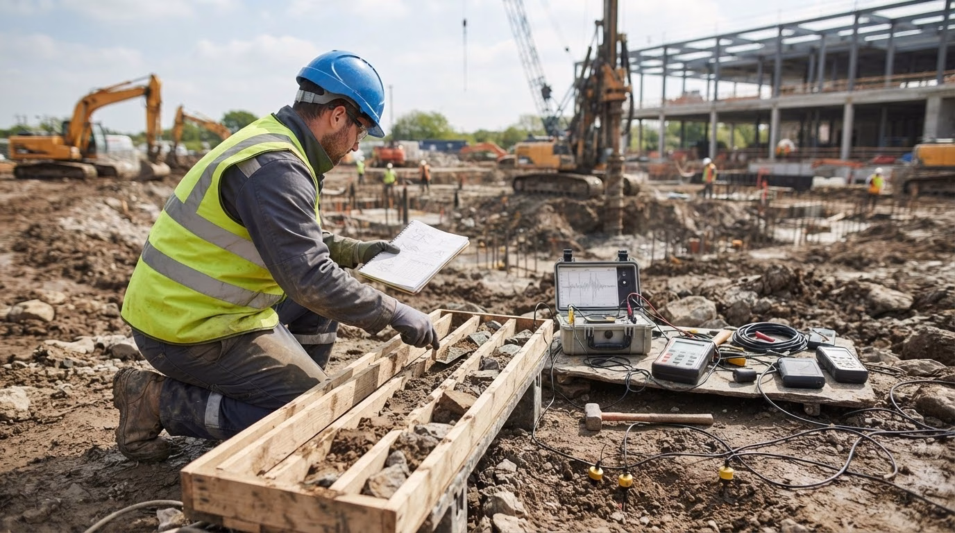 Kompleksowe przygotowanie terenu: jak badania geotechniczne i geofizyczne uzupełniają się przed inwestycją